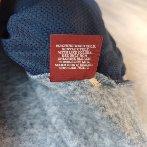 NWT Arizona Jean Co Men's snap-collar Pullover Sweatshirt Size Medium - Picture 8 of 9